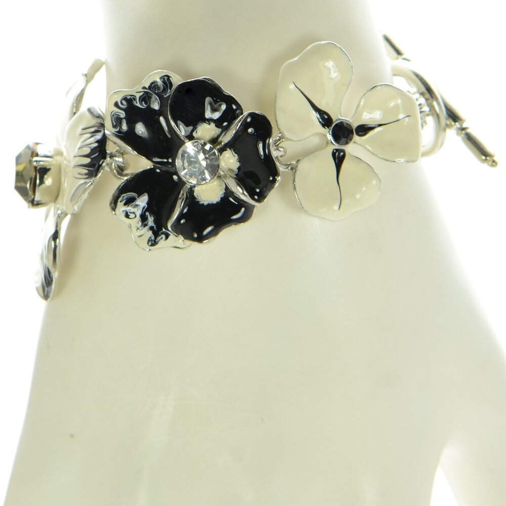 Kjl Kenneth Jay Lane Garden Flower Bracelet - image 6